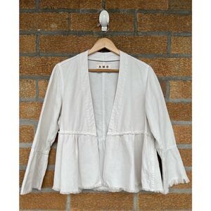 Amo  white vintage Flounce Jacket small